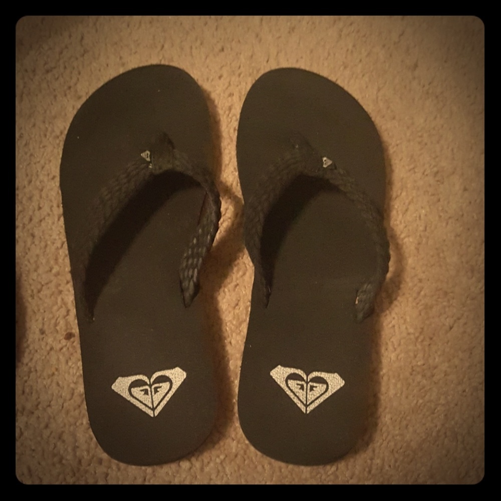 Black Flip flops